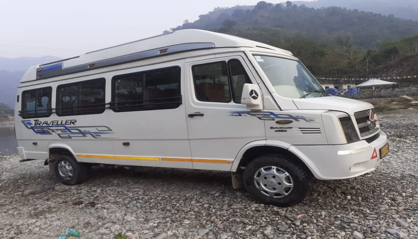 12 seater Tempo Traveller for Rajasthan group tours
